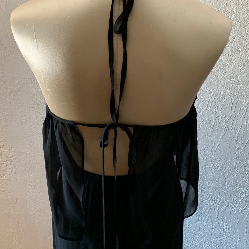 Black maxi dress